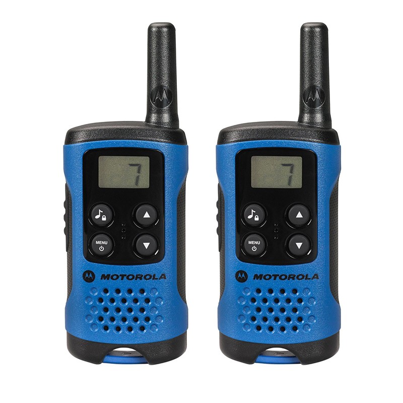 Walkie Talkie Motorola TLKR-T41 Azul-Negro Pack 2